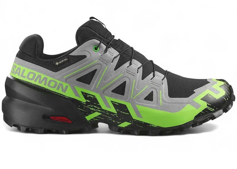 Salomon Speedcross 6 Gore-Tex Black Alloy Green Gecko | L47765000