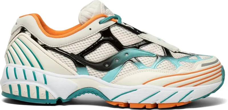 Saucony Grid Web Tan Black Blue | S70466-12