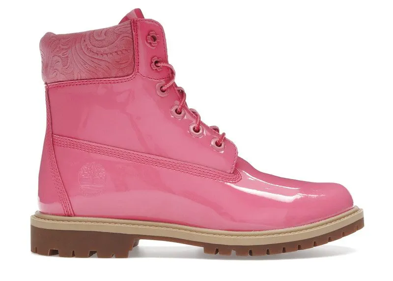 Timberland 6″ Premium Waterproof Boot Patent Valentine’s Day “Pink Patent Leather” | TB0A43F8-ETM