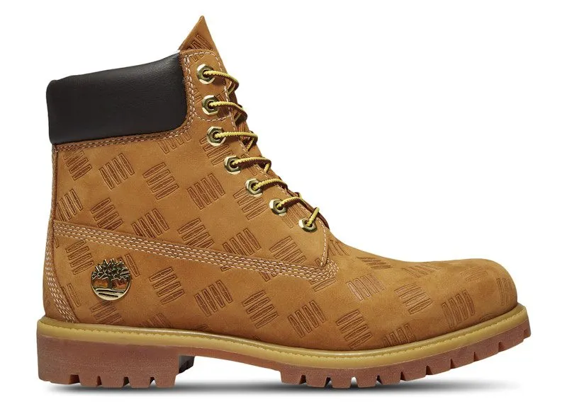 Timberland 6″ Premium Waterproof Boot Wheat Debossed Print | TB0A2P6W-A5J