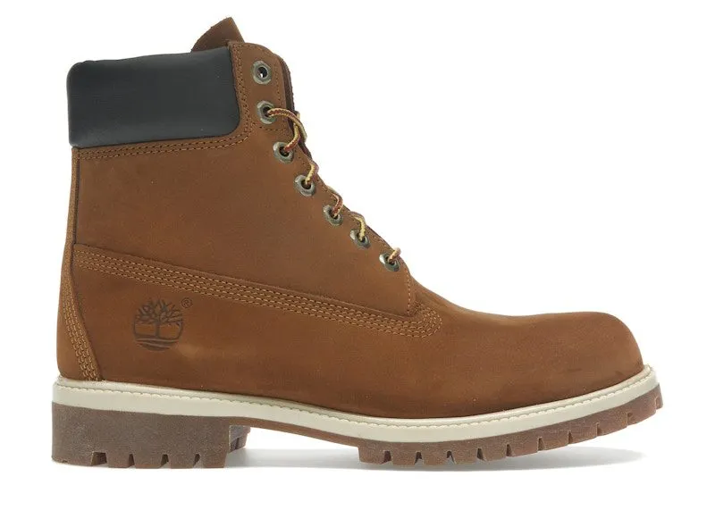 Timberland Premium 6 Inch Lace Up Waterproof Dark Wheat Nubuck | TB072066-EBL