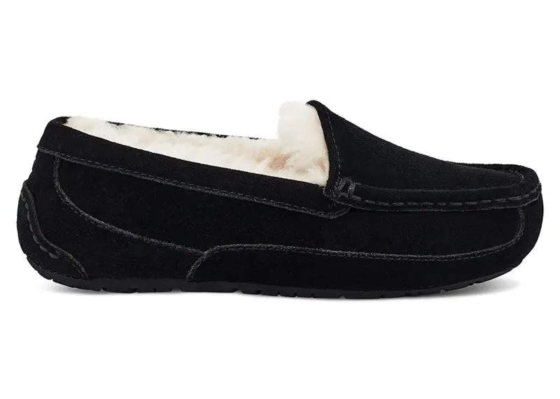 UGG Ascot Slipper Black Suede | 1120886K-BLKS
