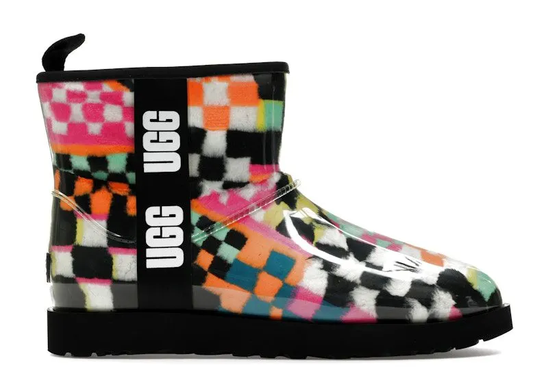 UGG Classic Clear Mini Boot Checks Black Multi | 1135530-BLKM