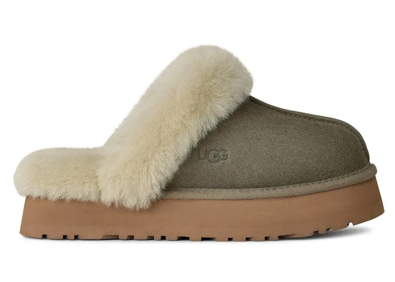 UGG Disquette Slipper Moss Green Muted Brass | 1122550-MRNM