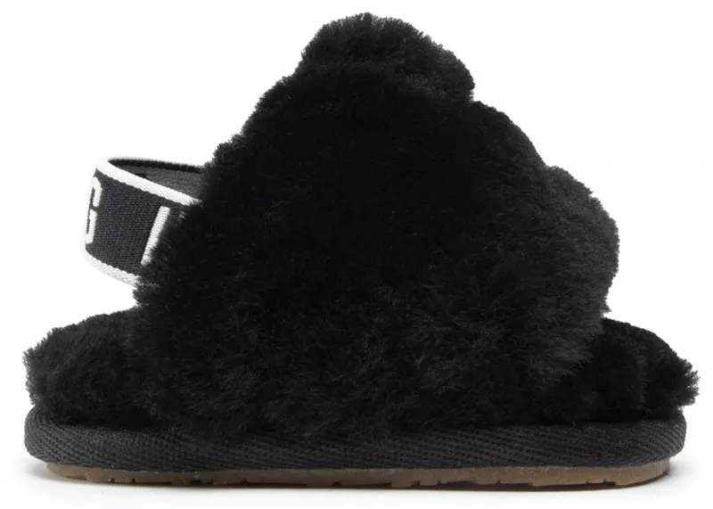UGG Fluff Yeah Slide Black | 1098577I-BLK