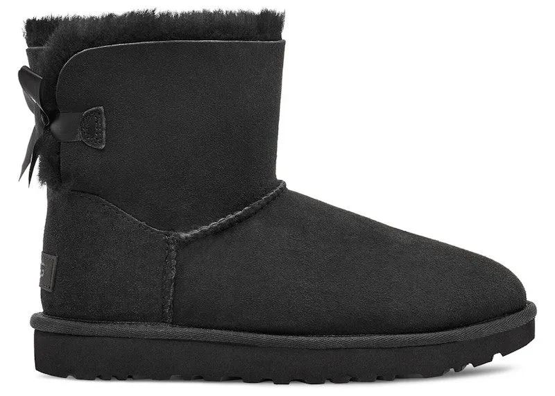 UGG Mini Bailey Bow II Black | 1016501-BLK