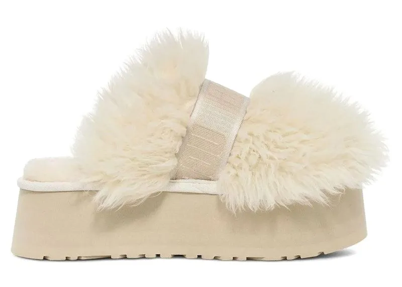UGG Sustainable Fluff Momma Slide White | 1131974-WHT