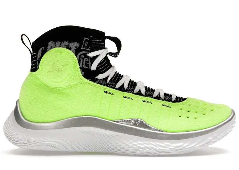 Under Armour Curry 4 Flotro Diet Starts Monday “Quirky Lime / Black / Metallic Silver” | 3026421-300