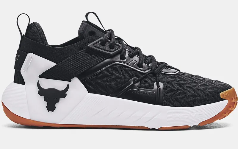 Under Armour Project Rock 6 Black Gum “Black / White” | 3026534-001