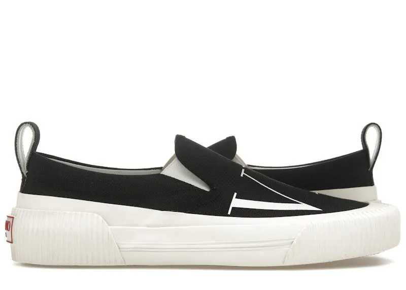 Valentino Vltn Slip On Black White | 2Y2S0G77-VPZ-0NI