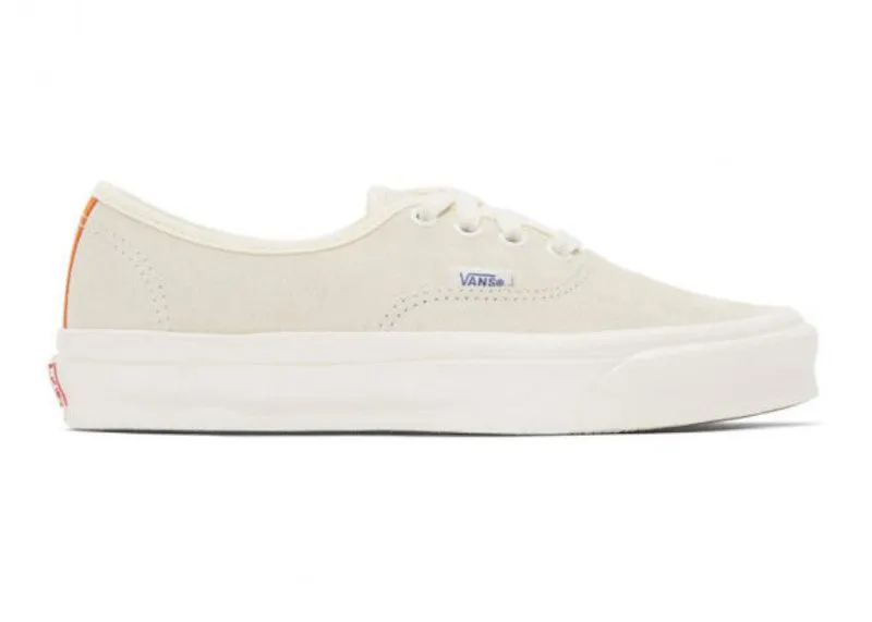 Vans OG Authentic LX Antique White “Antique White / Persimmon Orange” | VN0A4BV94J0