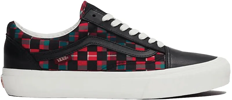 Vans Old Skool Baracuta “Black / Tartan Plaid / Marshmallow” | VN0A4BVF22B1