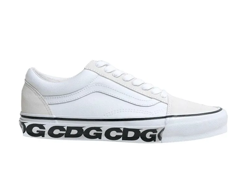 Vans Old Skool Commes des Garcons White “White / White / Black” | VN0A4P3XQLZ
