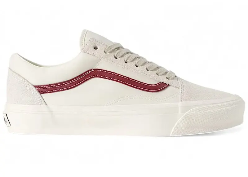 Vans Premium Old Skool LX Accra Egret Burgundy | VN000D9JC9F1