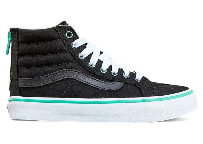 Vans Sk8-Hi Slim Zip Iridescent Eyelets Black | VN0XH8IES