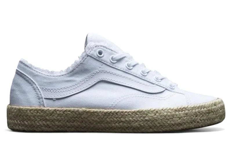 Vans Style 36 Decon Frayed White “White / True White” | VN0MVKR4J