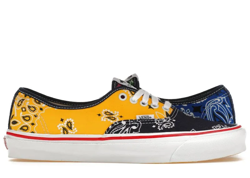 Vans Vault OG Authentic LX Bedwin & the Heartbreakers Multi-Color Yellow Bandana “Multi / Multi” | VN0A4BV99QX