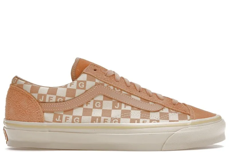 Vans Vault OG Style 36 LX Joe Freshgoods The Honeymoon Stage Peach “Khaki / Checkerboard / Off White” | VN0A4BVERQX