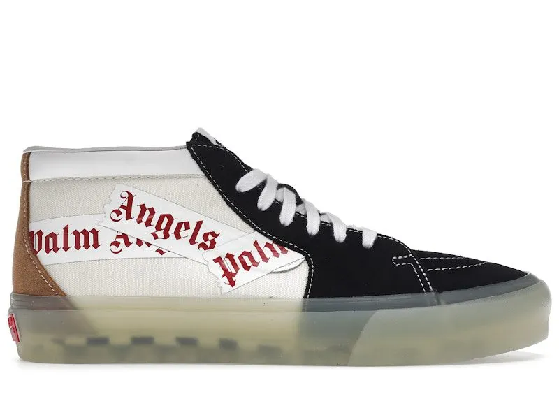Vans Vault Sk8-Mid LX Palm Angels Black White Beige “Nero / Beige” | VN0A7TNHF78C