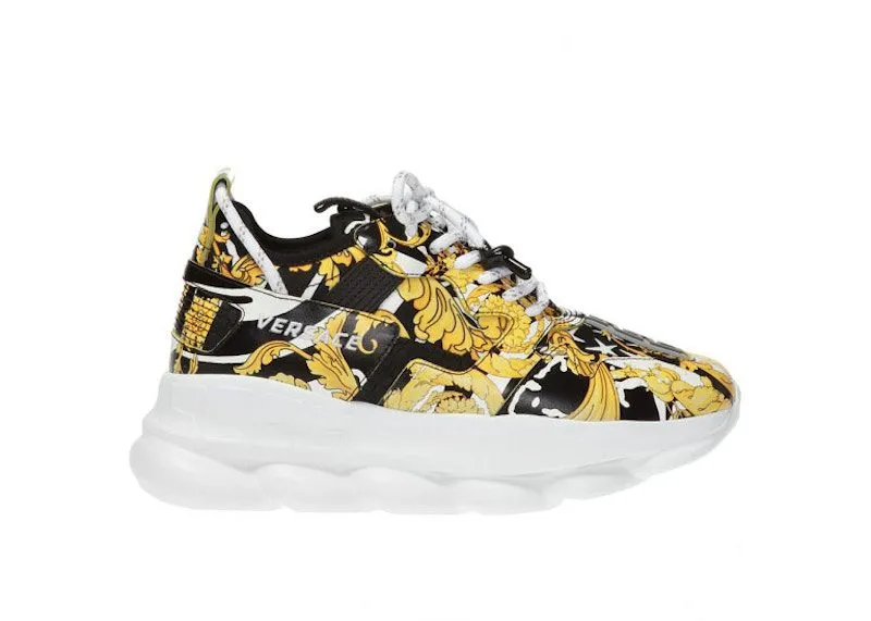 Versace Chain Reaction Baroque “Black / White / Gold” | DST030G D41TG DNOB