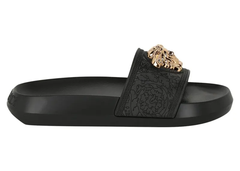 Versace Medusa Pool Slide Black | 1009461-DGOM8-KVO41