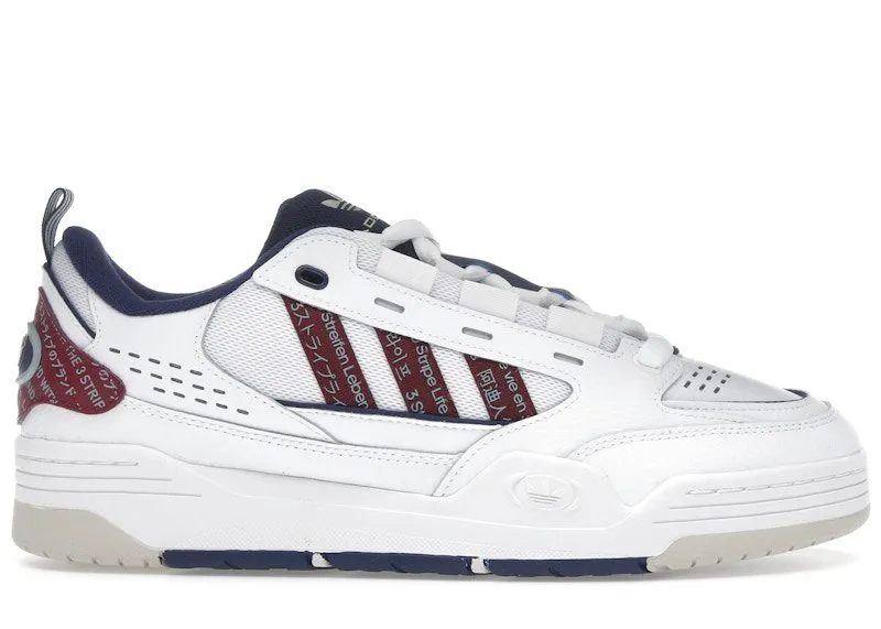 adidas ADI2000 White Burgundy Night Sky “Footwear White / Collegiate Burgundy / Night Sky” | FZ5954