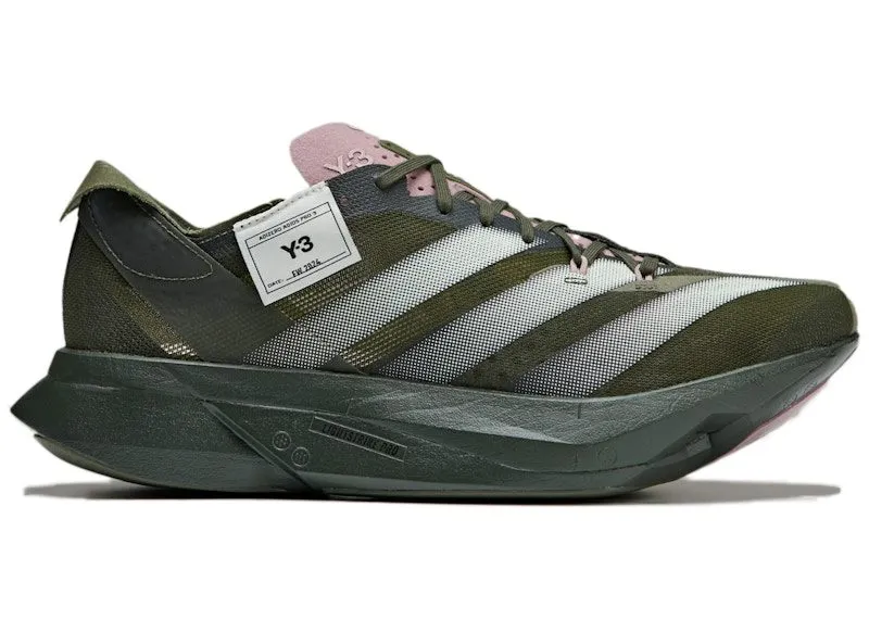 adidas Adizero Adios Pro 3 Night Cargo “Night Cargo / Night Cargo / Off White” | JH8923