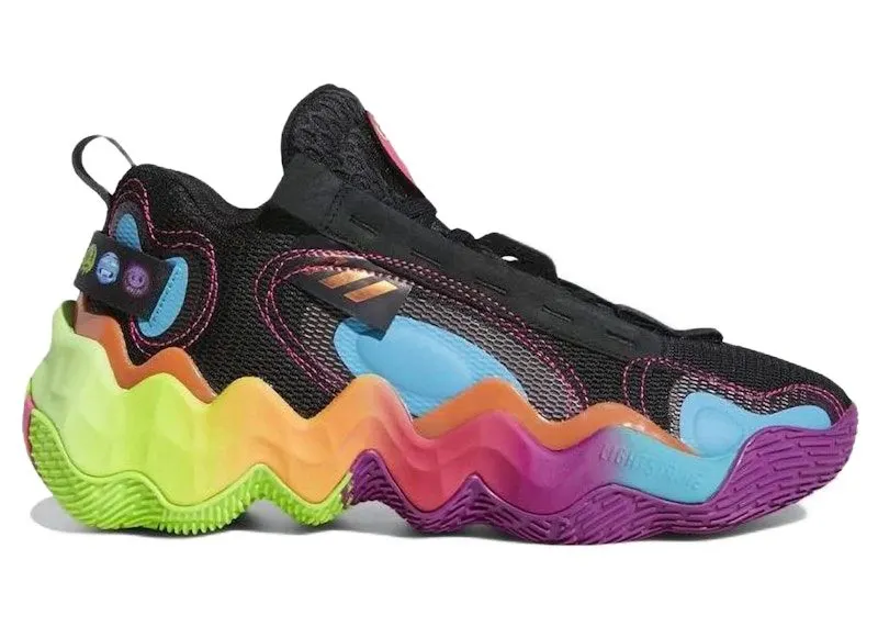 adidas Exhibit B Candace Parker Mid Can Do! “Core Black / Active Purple / Team Solar Green” | GZ9565