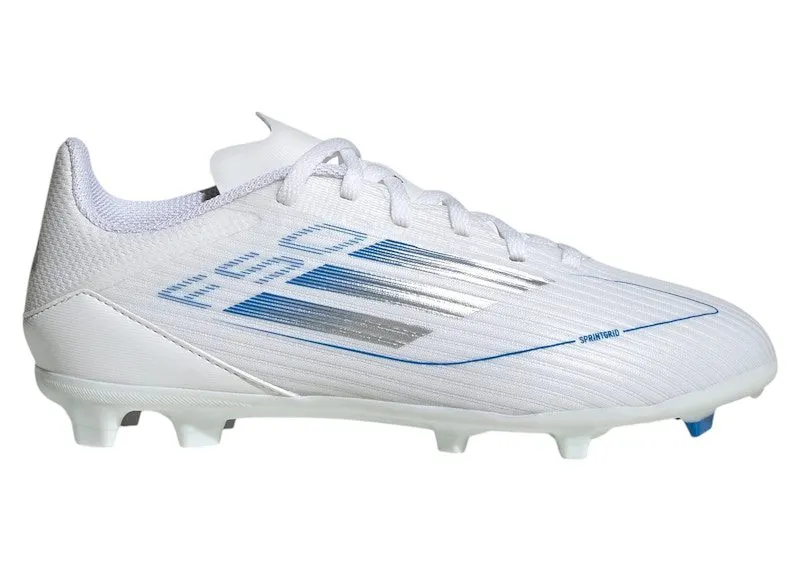 adidas F50 League FG/MG Cloud White Silver Metallic “Cloud White / Silver Metallic / Cloud White” | IE3748
