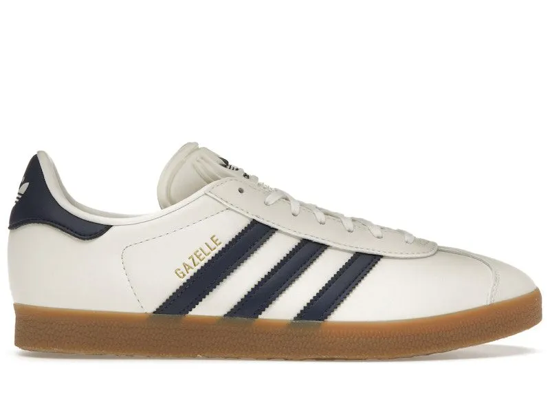 adidas Gazelle Cloud White Dark Blue “Cloud White / Dark Blue / Gum” | JI0209