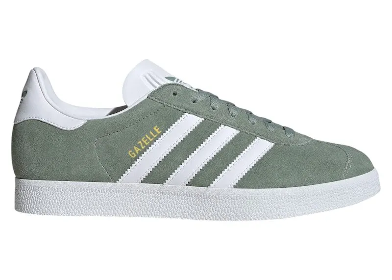 adidas Gazelle Silver Green Cloud White Gold Metallic | JH5384