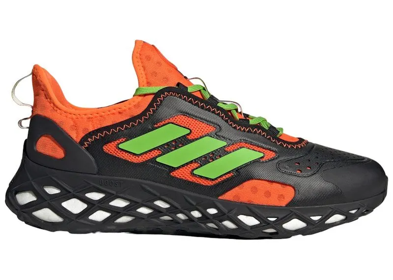 adidas Web Boost Core Black Team Semi Sol Green2 Impact Orange | IF5282