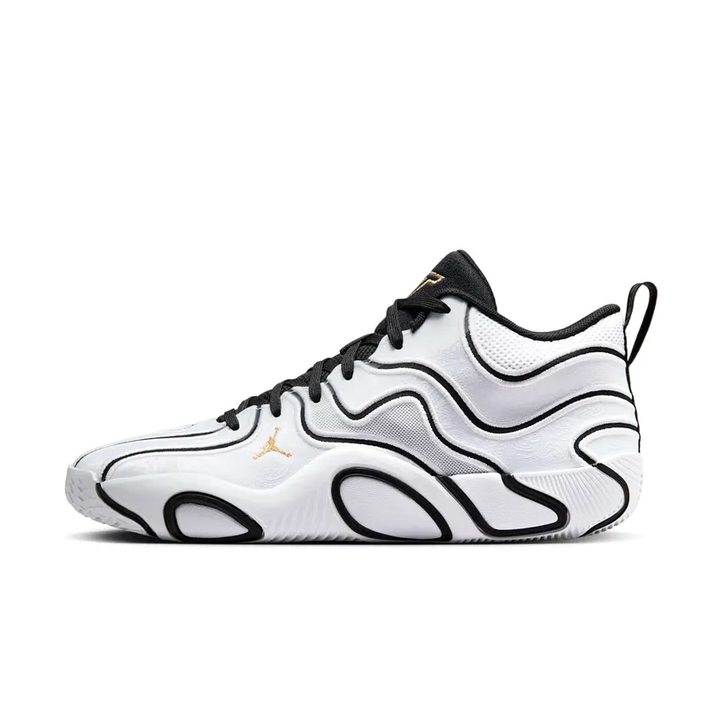 Jordan Tatum 3 Tunnel Walk “White / Black / Metallic Gold” | IB8149-100
