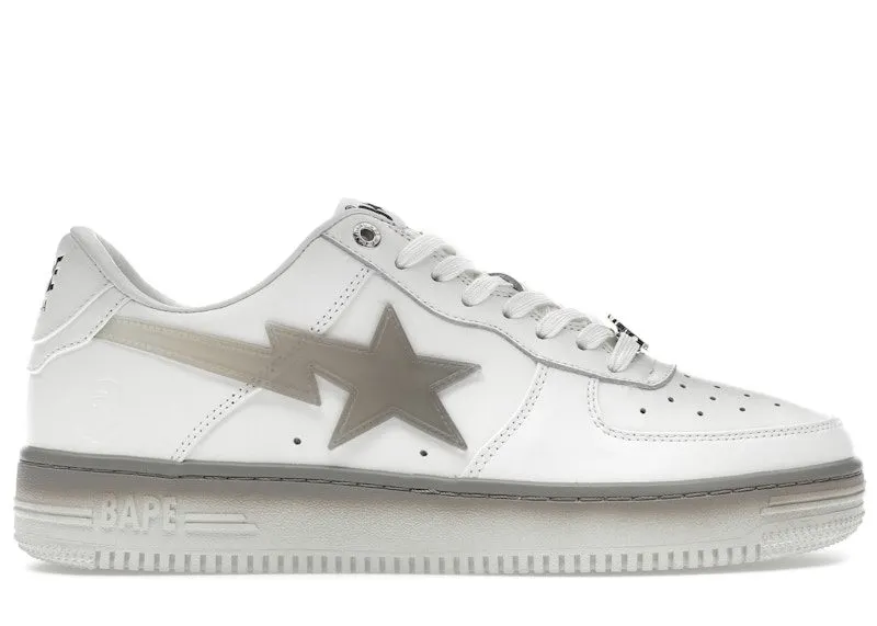 A Bathing Ape Bape Sta #5 White Gradient “White / Grey” | 1J80-191-054-WHT