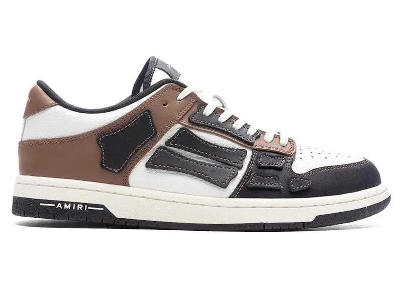 AMIRI Skel Top Low Black Brown | PS24MFS004-088