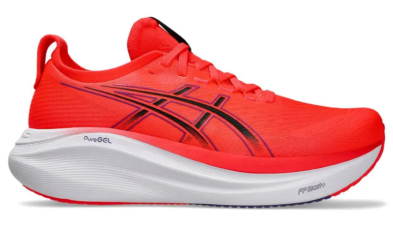 ASICS Gel-Nimbus 27 Flash Red Black | 1011B958-600