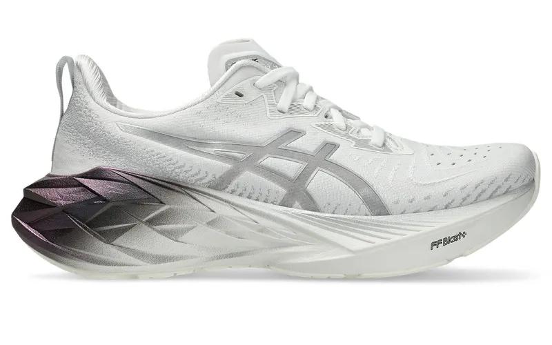 ASICS Novablast 4 Platinum Real White Pure Silver | 1012B722-100