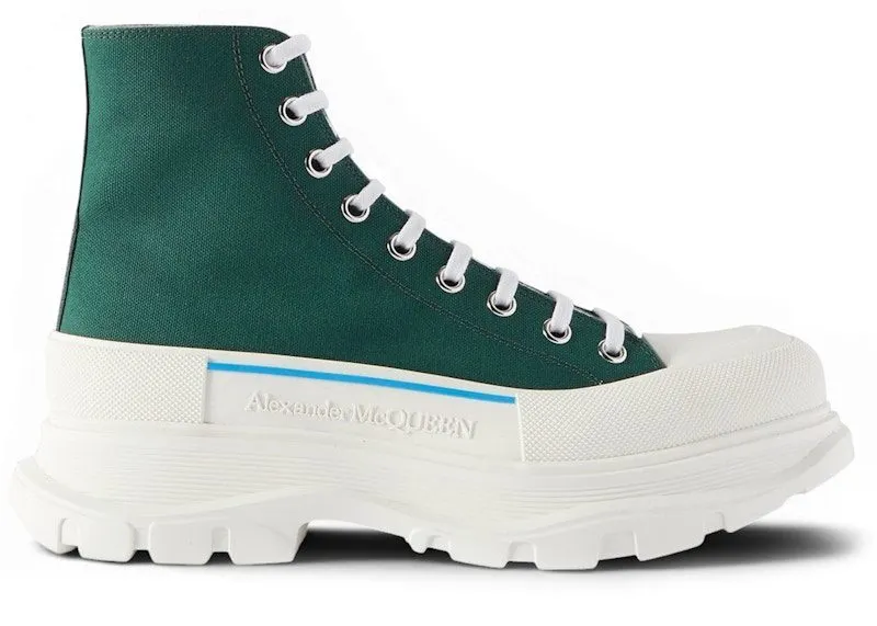 Alexander McQueen Tread Slick Boot Dark Green | 604254 W4MV2 3135