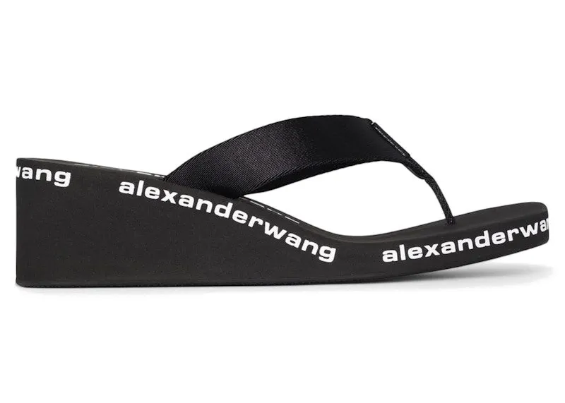 Alexander Wang AW Wedge Flip Flop Black | 30321S019 001