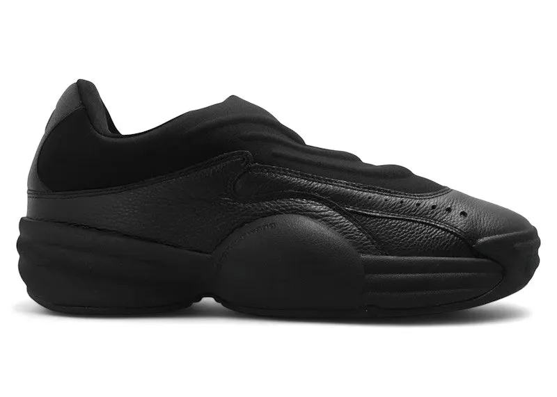 Alexander Wang Hammered Leather Slip-On Sneakers Black | 30124N0320-001