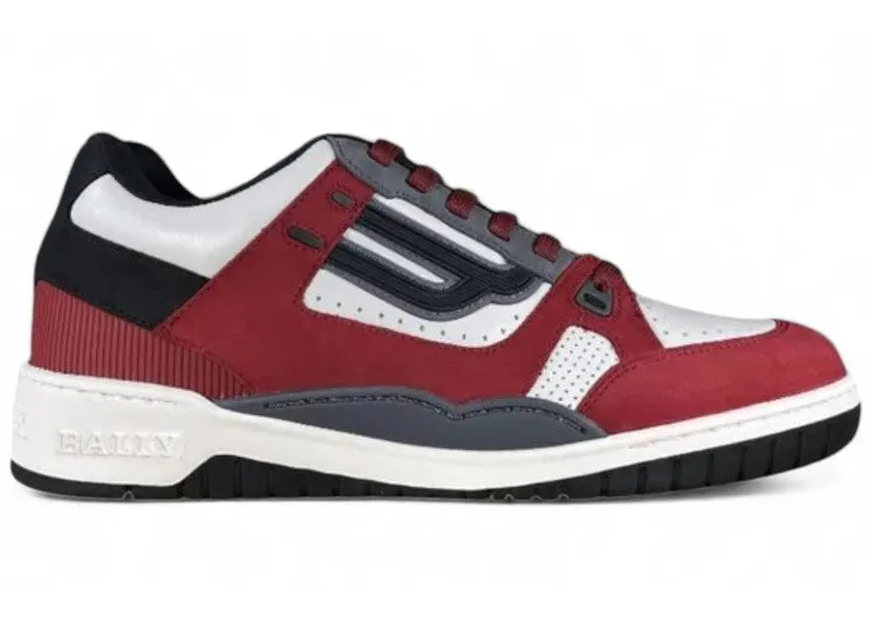 Bally Kuba Sneaker White Red Black | 6228508