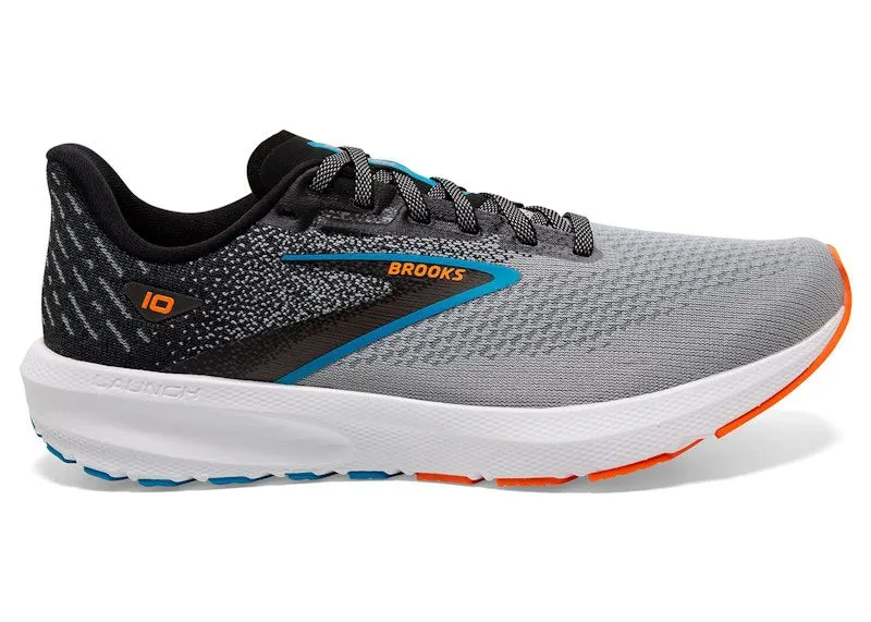 Brooks Launch 10 Black Grey Orange Clown Fish | 110409-1D-019