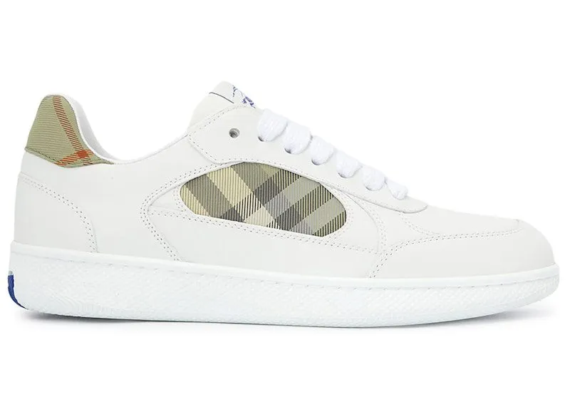 Burberry Check Terrace Mix Sneaker White Beige Nova Check | 8118845