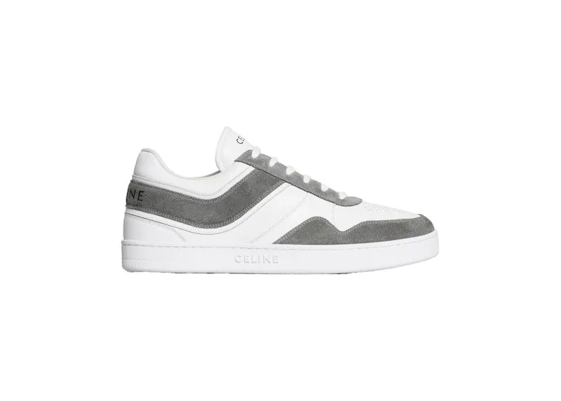 Celine Low Lace Up Grey Optic White | 349223721C.09OP
