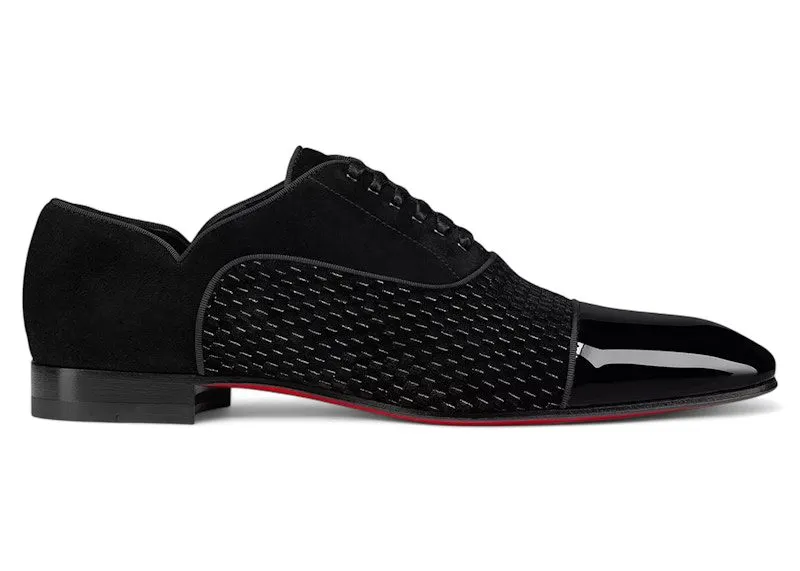 Christian Louboutin Greggy Chick Flat Oxford Shoes Black | 3230782 BK01