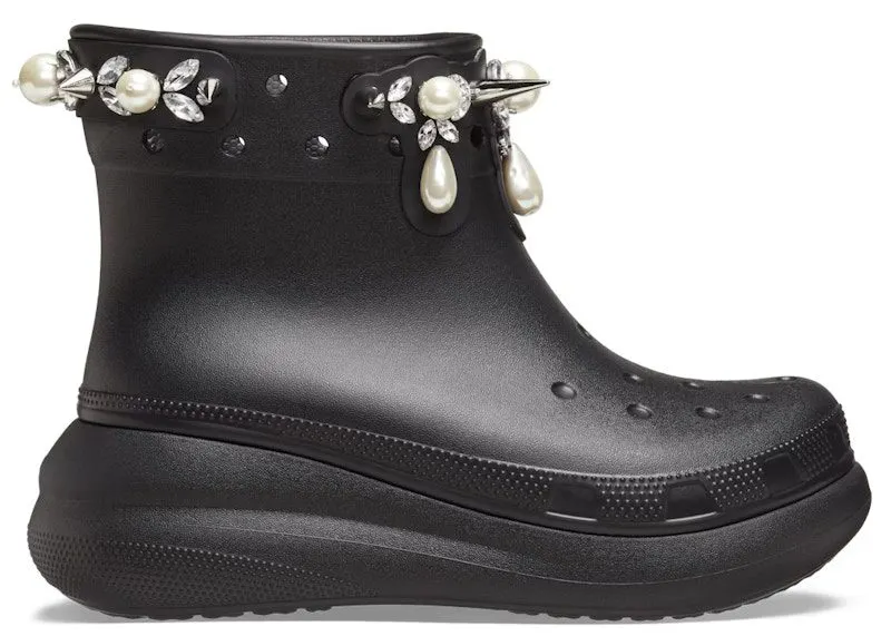 Crocs Classic Crush Boot Simone Rocha Black | 210143-001