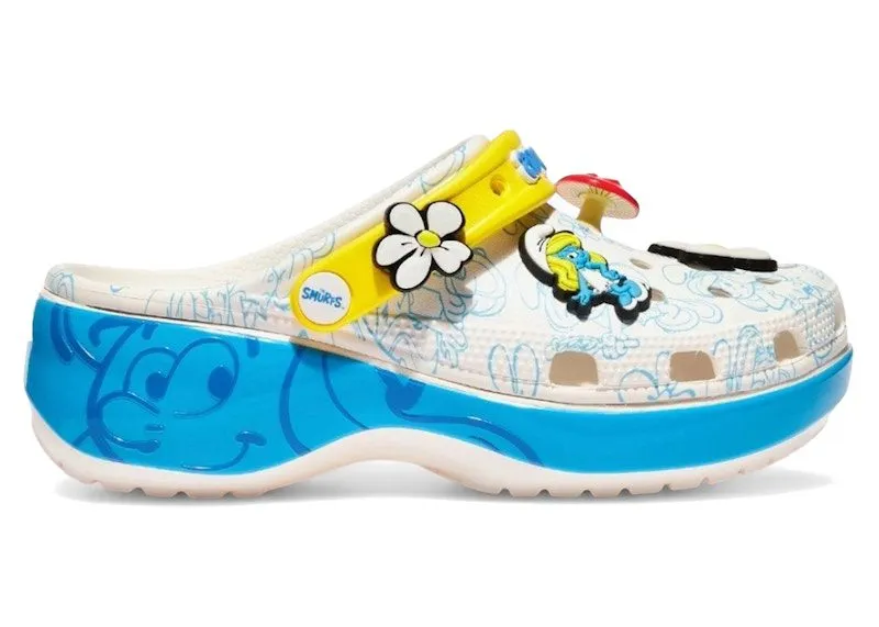 Crocs Classic Platform Clog The Smurfs “Multi” | 210822-90H