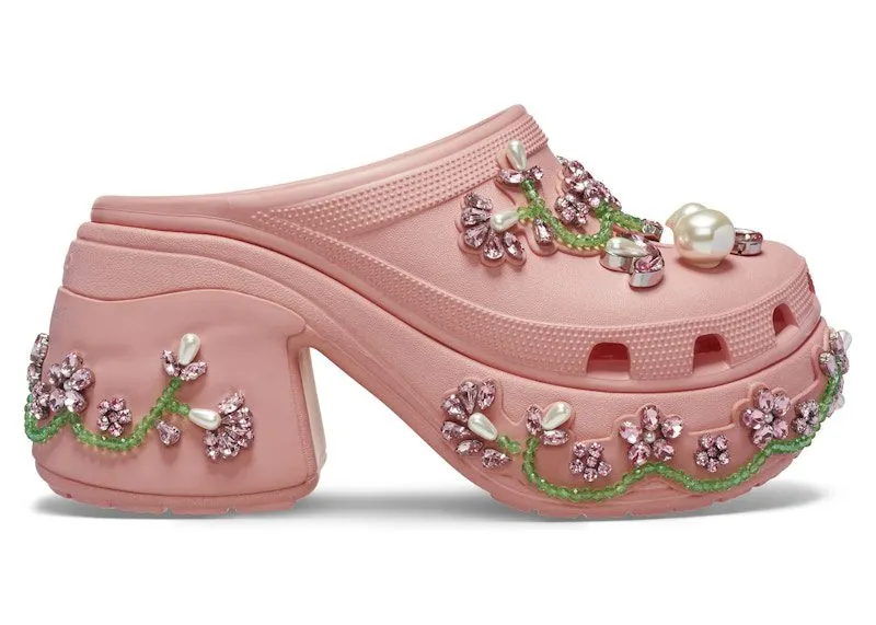 Crocs Siren Clog Simone Rocha Powder Pink | 210142-78U