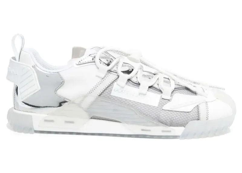 Dolce & Gabbana NS1 Low Top White Silver | CS1770 AD978 8B441