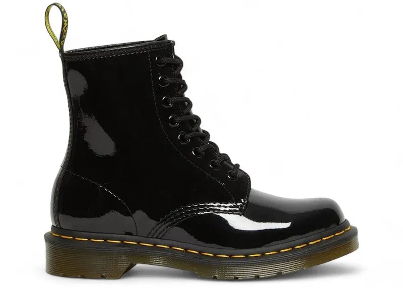Dr. Martens 1460 Patent Leather Lace Up Boot Black | 11821011